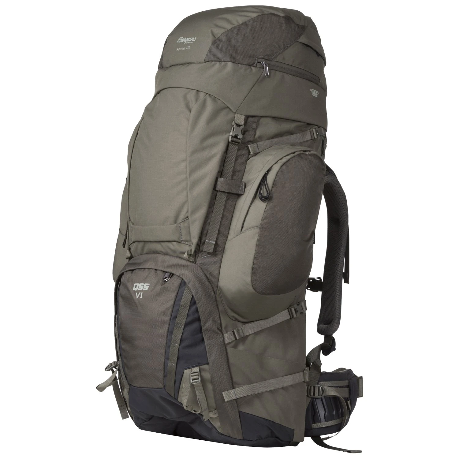 Bergans Alpinist V6 Large 130L Rucksack (dark-green-mud/green-mud)