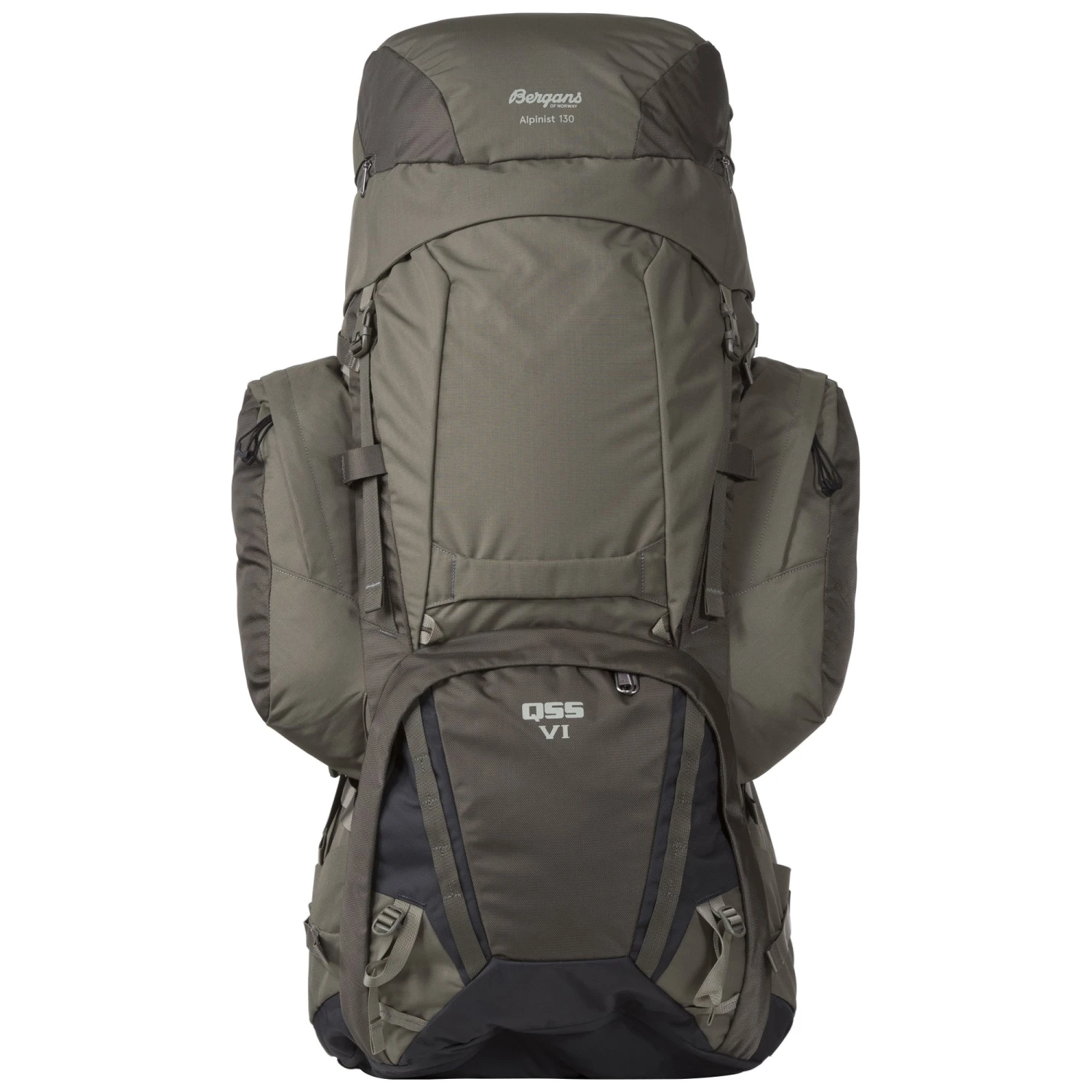 Bergans Alpinist V6 Large 130L Rucksack (dark-green-mud/green-mud) – Bild 4