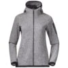 Bergans Kamphaug Knitted W Hoodie Jacket (chalk-sand)