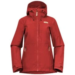 Bergans Nordmarka Leaf Light Wind Ws Outdoorjacke (dark-brick)