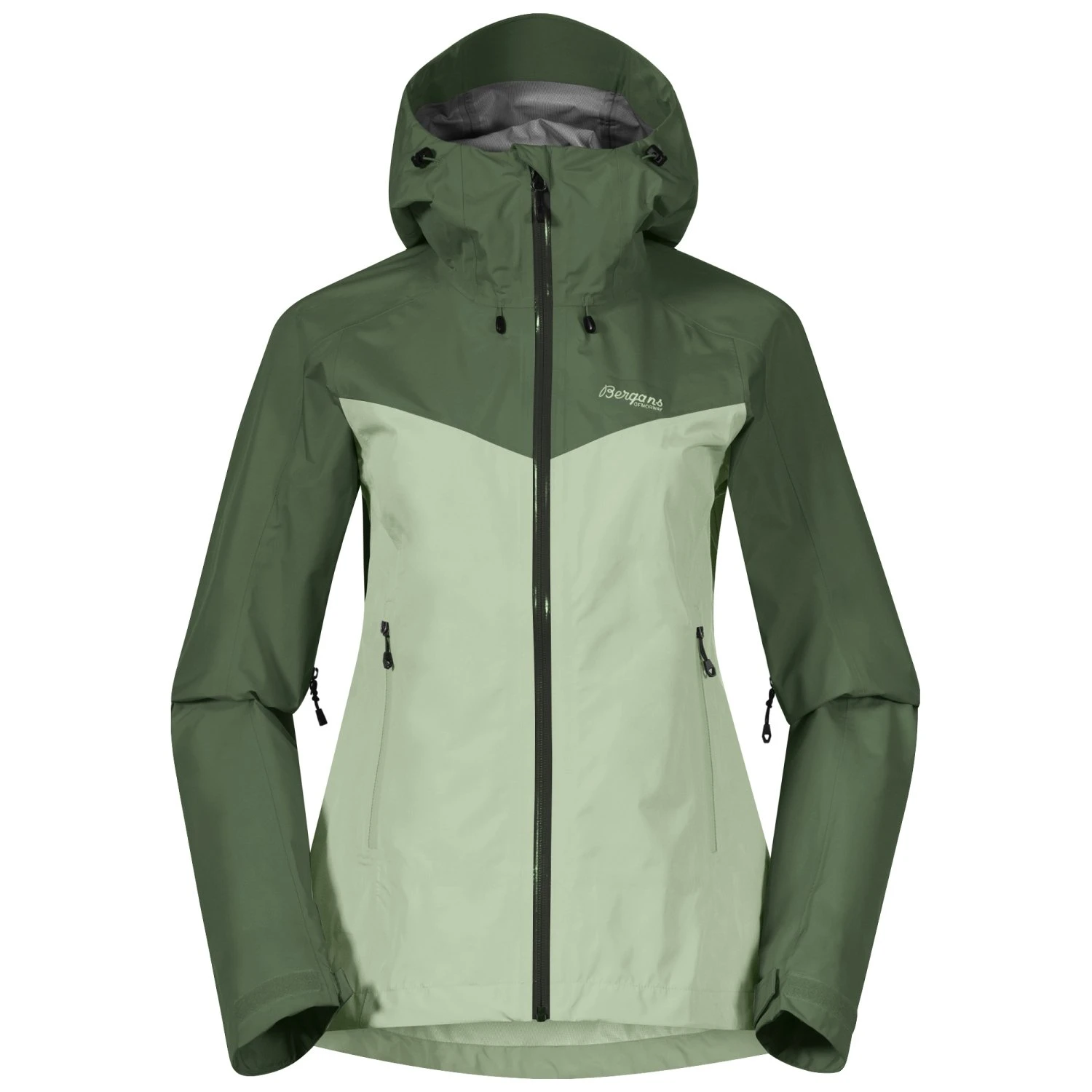 Bergans Skar Light 3L Shell W Jacket (light-jade-green/dark-jade-green) 1 Bergans Skar Light 3L Shell W Jacket (light-jade-green/dark-jade-green)