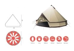 Grand Canyon Indiana 10 Zelt (mojave/desert) 9 Grand Canyon Indiana 10 Zelt (mojave/desert) -Outdoor-Sportarten Grand Canyon Indiana 10 Zelt mojave desert D 330037 Bild 5