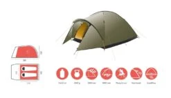 Grand Canyon Topeka 2 Zelt (capulet-olive) -Outdoor-Sportarten Grand Canyon Topeka 2 Zelt capulet olive D 330005 Bild 5