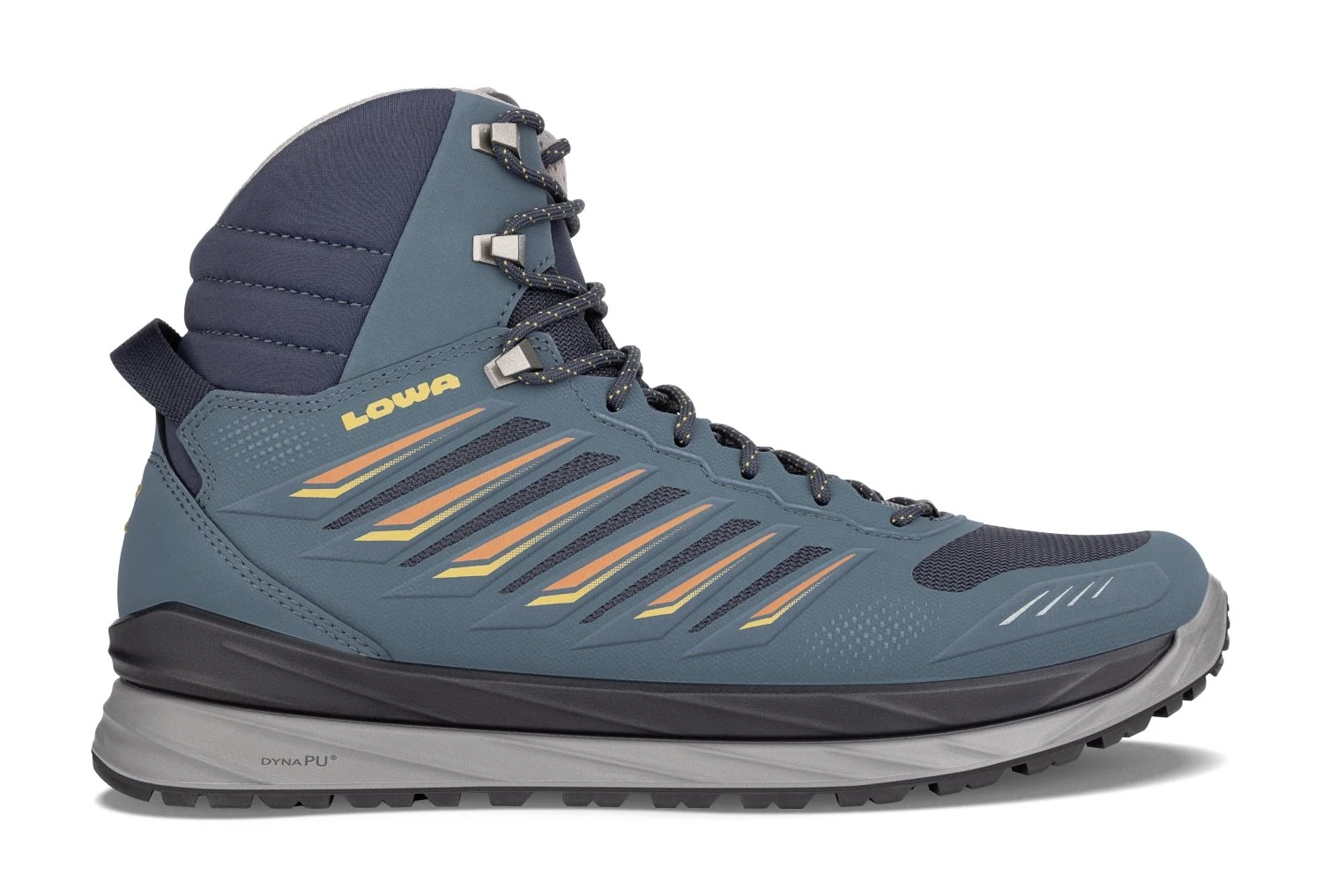 Lowa Axos GTX Mid Wanderschuhe (stahlblau/orange)