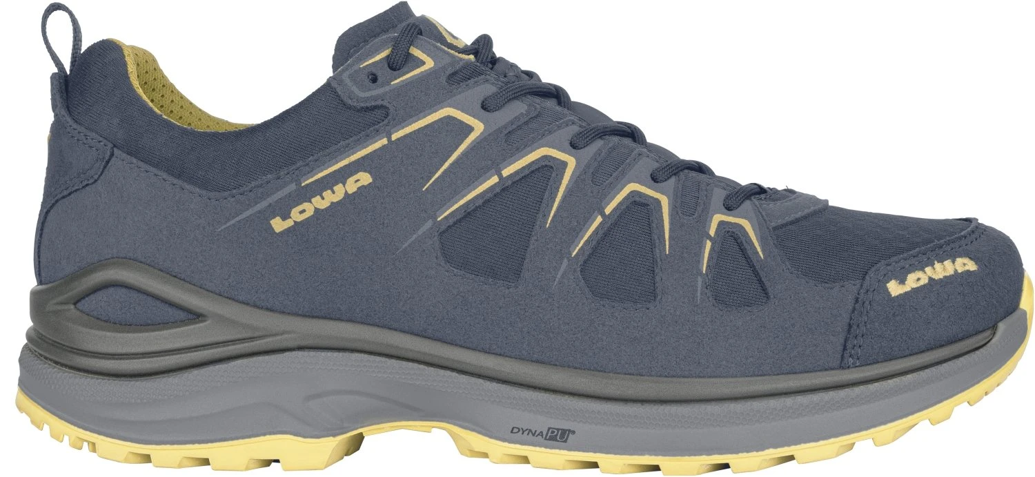 Lowa Innox Evo GTX Lo Wanderschuhe (stahlblau/senf)