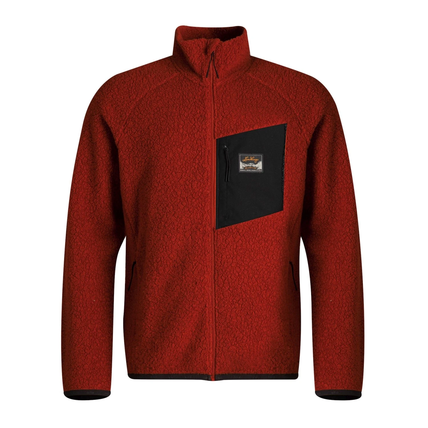 Lundhags Flok Wool Ms Pile Jacket (brick) 1 Lundhags Flok Wool Ms Pile Jacket (brick)