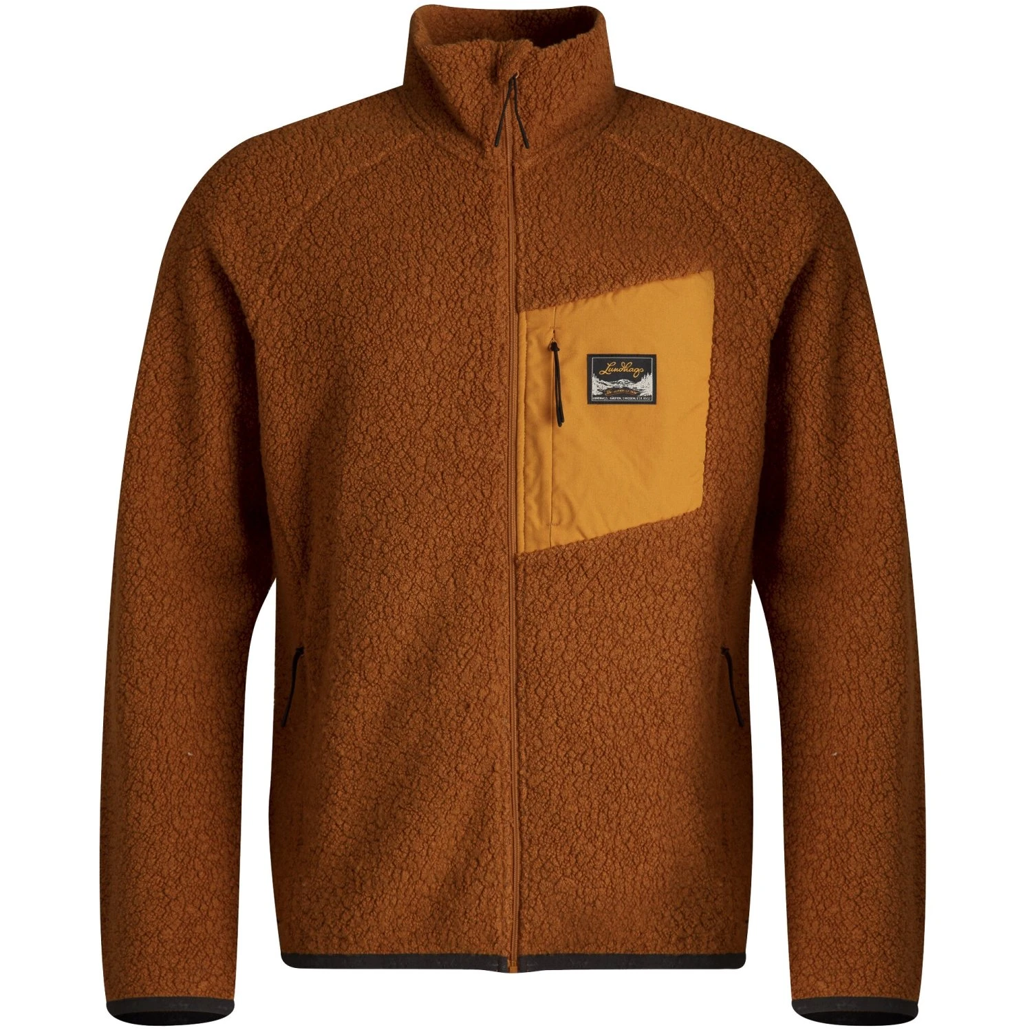 Lundhags Flok Wool Ms Pile Jacket (dark-gold) 1 Lundhags Flok Wool Ms Pile Jacket (dark-gold)