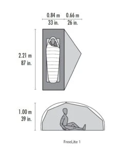 MSR FreeLite 1 Zelt (green) -Outdoor-Sportarten MSR FreeLite 1 Zelt green D 11514 Bild 3