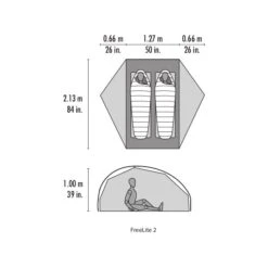 MSR FreeLite 2 Zelt (tan) -Outdoor-Sportarten MSR FreeLite 2 Zelt tan D 11512 Bild 4