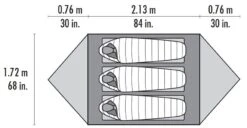 MSR Mutha Hubba NX 3 Zelt (grey) -Outdoor-Sportarten MSR Mutha Hubba NX 3 Zelt grey D 05839 Bild 5