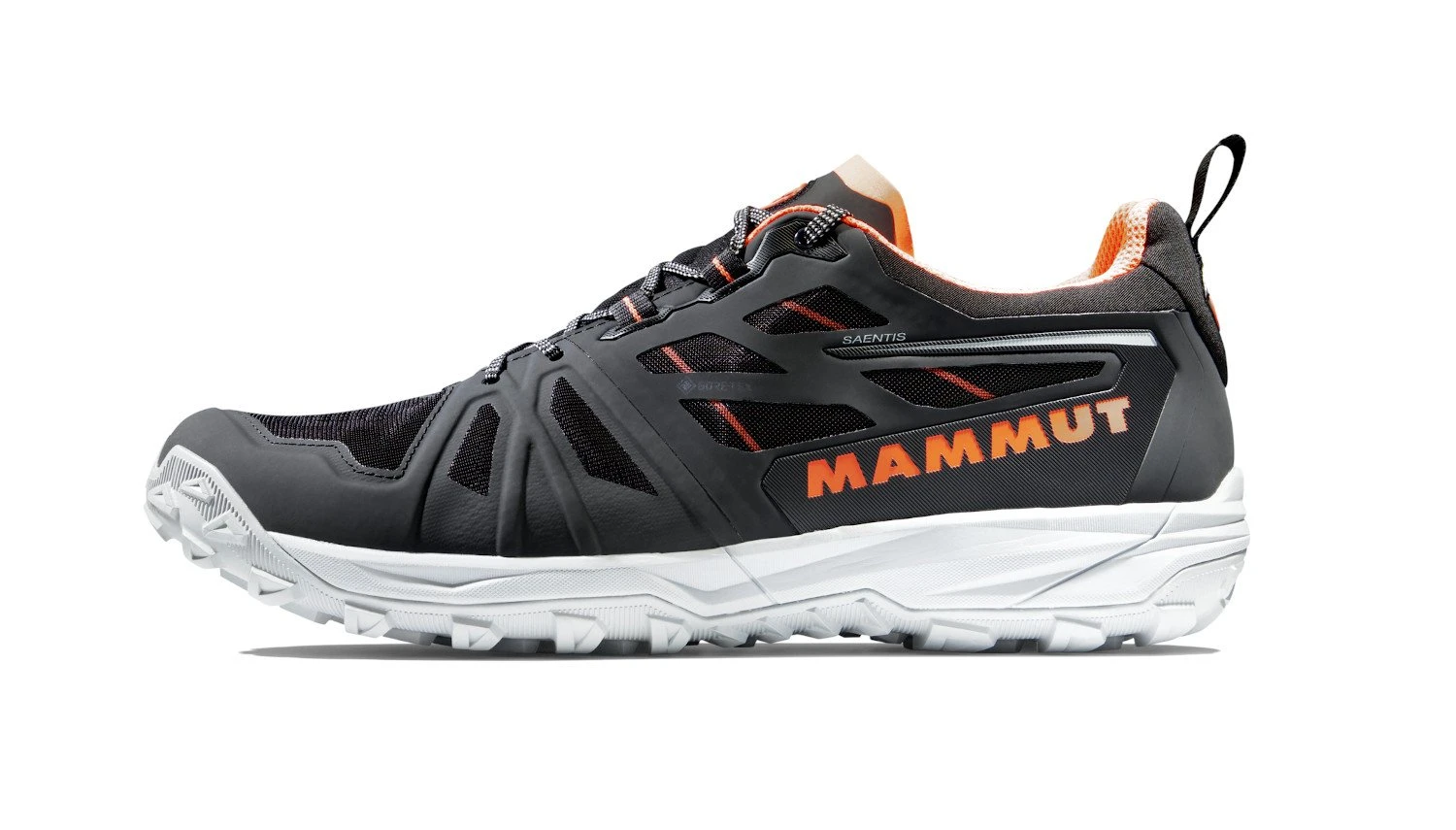 Mammut Saentis Low GTX Men Wanderschuhe (black/vibrant-orange)