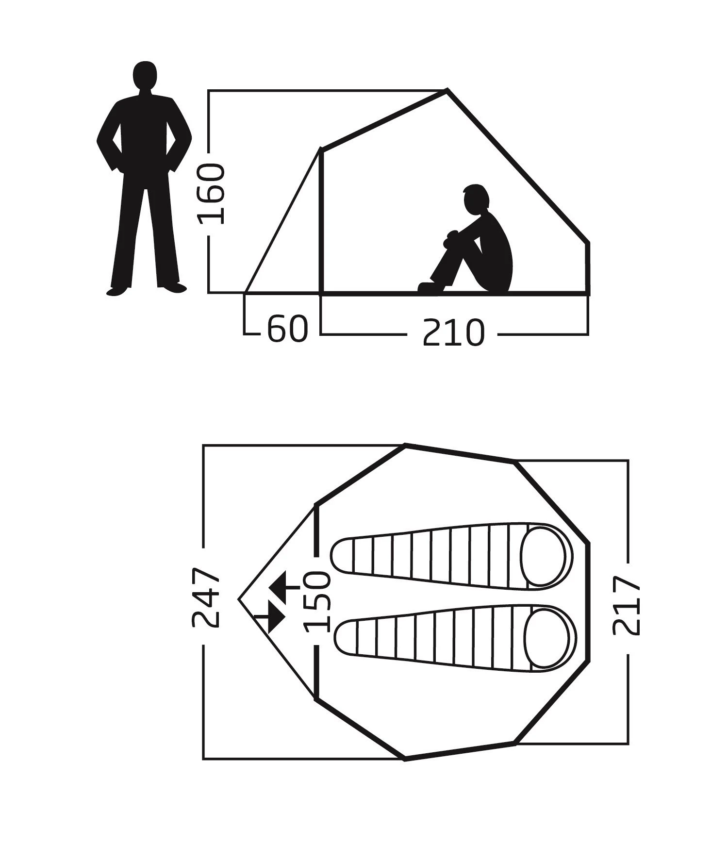 Nordisk Asgard Tech Mini Zelt (sandshell) 5 Nordisk Asgard Tech Mini Zelt (sandshell) – Bild 5
