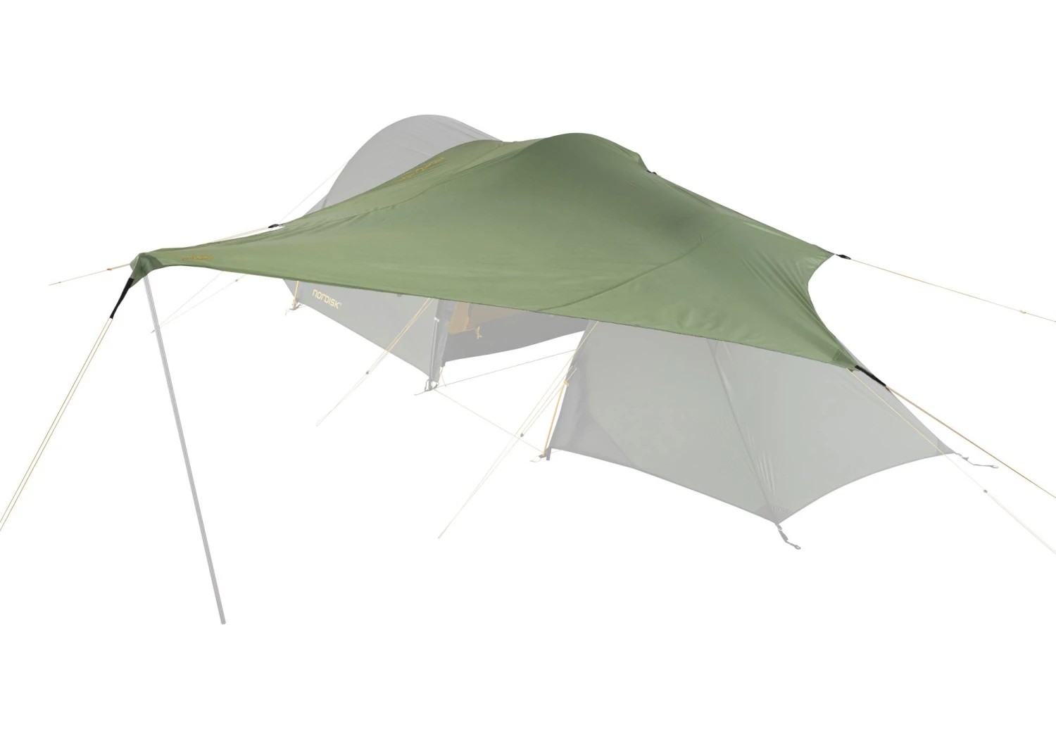 Nordisk Voss Diamond PU Tarp (dark-olive) 3 Nordisk Voss Diamond PU Tarp (dark-olive) – Bild 3