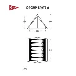 Spatz Group 6 Zelt (hazel-brown) -Outdoor-Sportarten Spatz Group 6 Zelt hazel brown D 280076 6890222 Bild 5