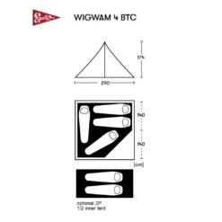 Spatz Wigwam 4 BTC Zelt (brown/sand) -Outdoor-Sportarten Spatz Wigwam 4 BTC Zelt brown sand D 282988 7004222 Bild 3