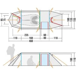 Tatonka Alaska 2.235 PU 2 Zelt (light-olive) -Outdoor-Sportarten Tatonka Alaska 2.235 PU 2 Zelt light olive D 2455 333 Bild 3