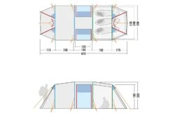 Tatonka Family Trek 2 Zelt (light-olive) -Outdoor-Sportarten Tatonka Family Trek 2 Zelt light olive D 2435 333 Bild 2