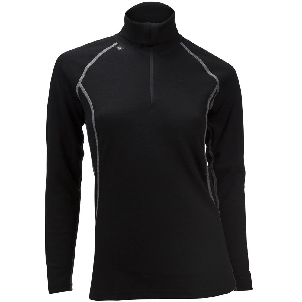 Ulvang 50Fifty 2.0 Turtle Neck W/zip Ws Funktionsshirt (black/black)