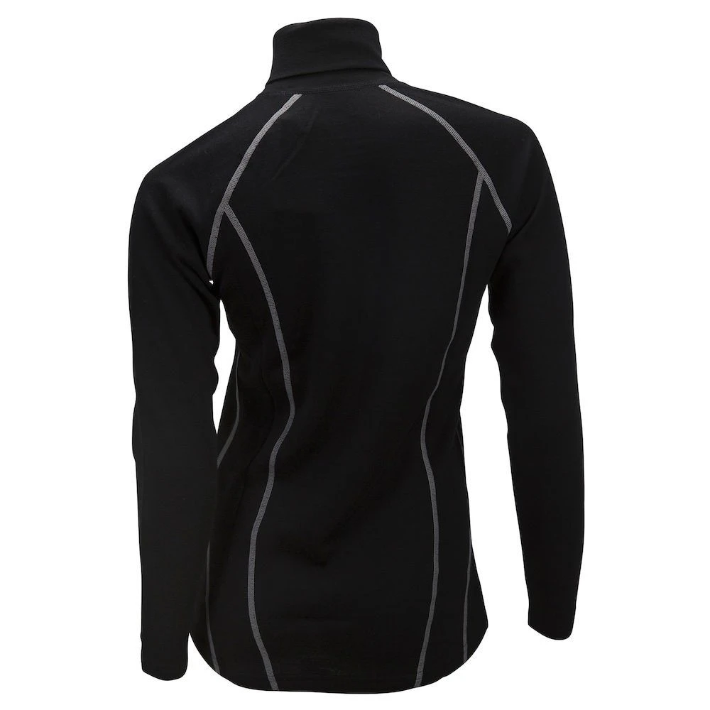 Ulvang 50Fifty 2.0 Turtle Neck W/zip Ws Funktionsshirt (black/black) – Bild 2