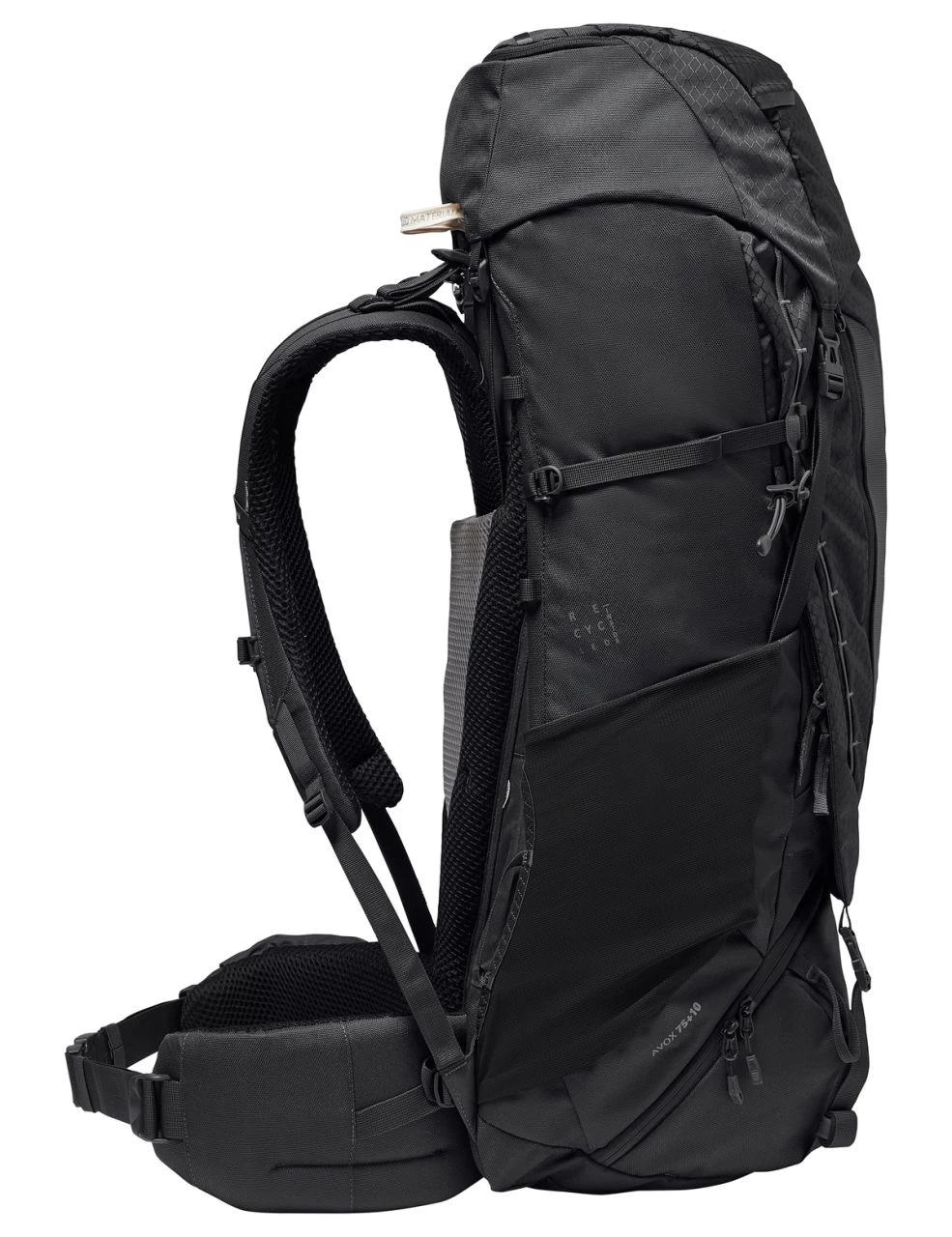 Vaude Avox 75+10 Rucksack (black) 3 Vaude Avox 75+10 Rucksack (black) – Bild 3
