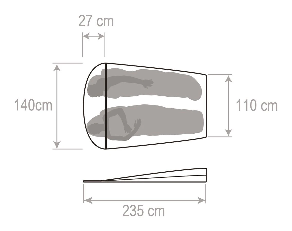 Vaude Biwak II.2 Biwaksack (glowing-red) 2 Vaude Biwak II.2 Biwaksack (glowing-red) – Bild 2