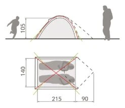 Vaude Campo Compact 2P Zelt (chute-green) -Outdoor-Sportarten Vaude Campo Compact 2P Zelt chute green D 14219 459 Bild 3