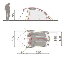 Vaude Taurus 3P Zelt (mossy-green) -Outdoor-Sportarten Vaude Taurus 3P Zelt mossy green D 11499 148 Bild 3